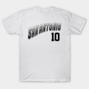 Retro San Antonio Number 10 T-Shirt